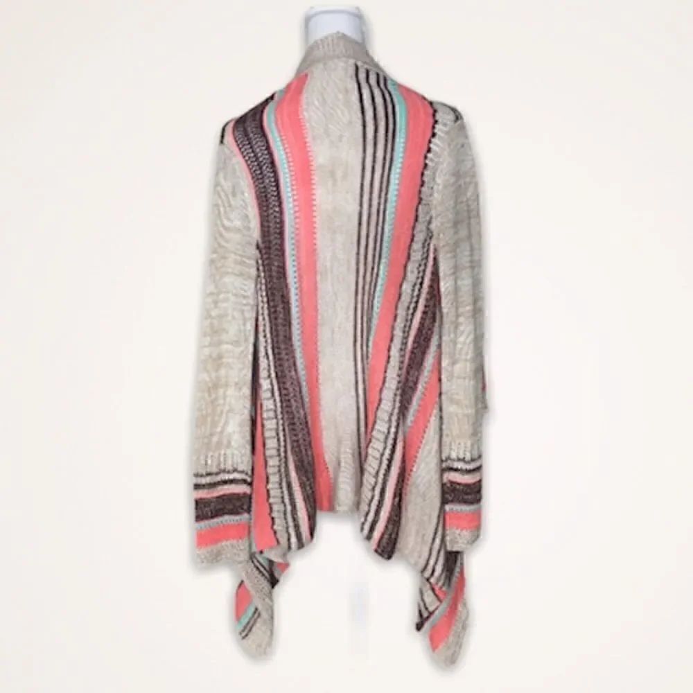 Bonfire Open Knitted Cardigan- Buttons - Picture 2 of 6